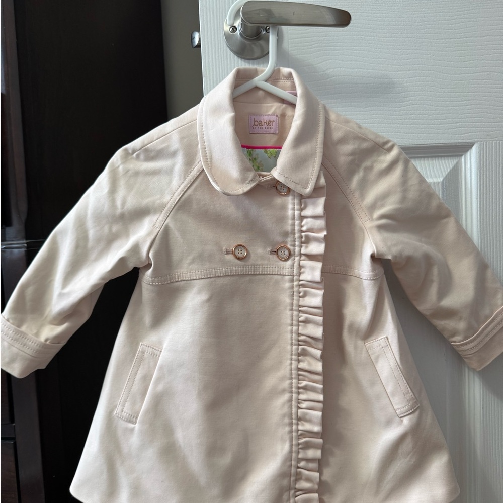 Baker by Ted Baker Peach Kids Trench Coat